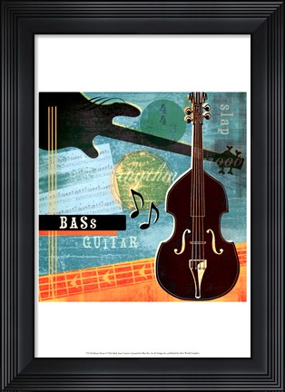 Framed Music Notes I Print