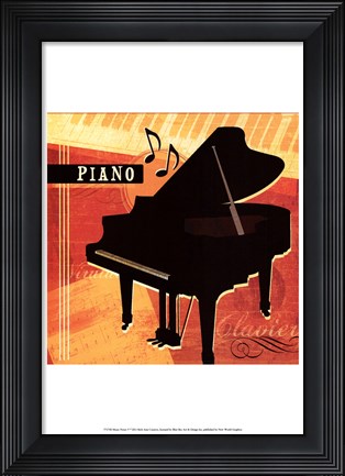 Framed Music Notes V Print