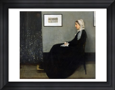 Framed Whistler&#39;s Mother Print