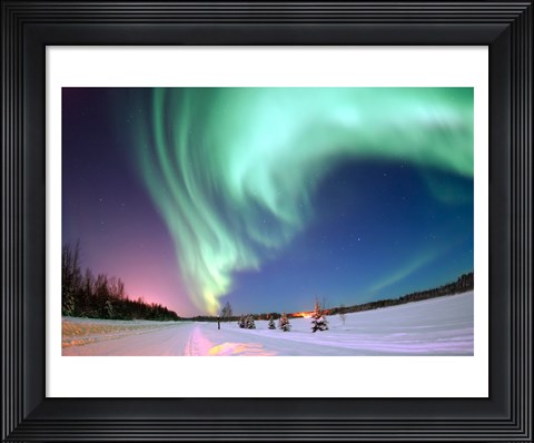 Framed Aurora Borealis Print