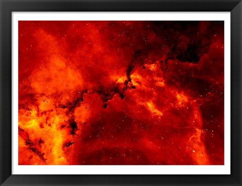 Framed Rosette Nebula Print