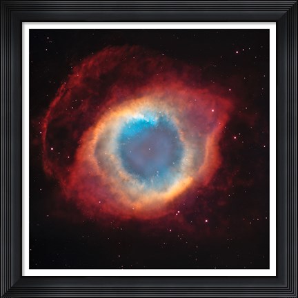 Framed Helix Nebula: a Gaseous Envelope Expelled By a Dying Star Print