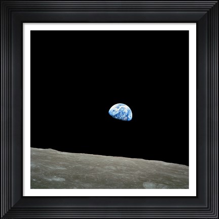 Framed Earthrise Print