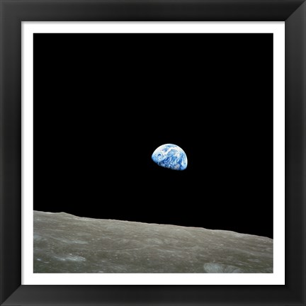 Framed Earthrise Print