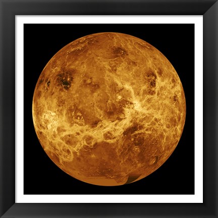 Framed Venus Globe Print