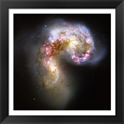 Framed Antennae Galaxies in Collision Print