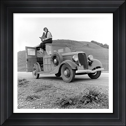 Framed Dorothea Lange, 1936 Print