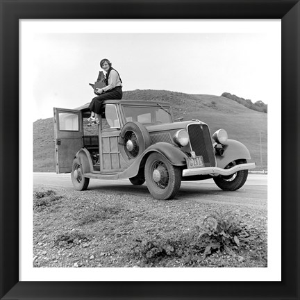 Framed Dorothea Lange, 1936 Print