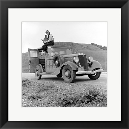 Framed Dorothea Lange, 1936 Print