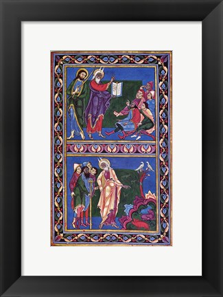 Framed Moses and the Jews Print