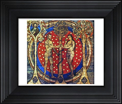 Framed Adam und Eve Print