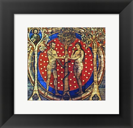 Framed Adam und Eve Print