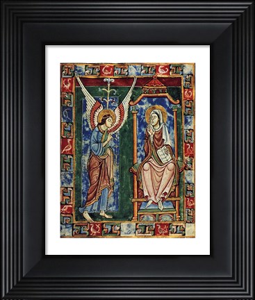 Framed St. Albans Psalter Print