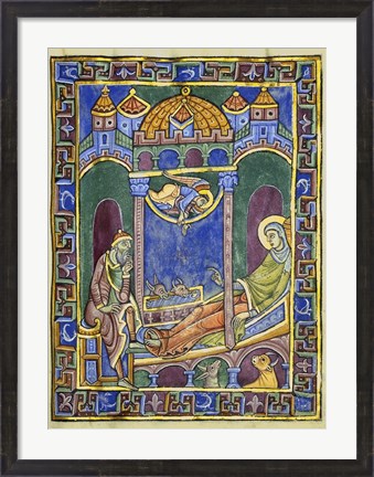Framed Birth of Christ Print
