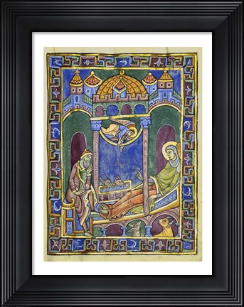 Framed Birth of Christ Print