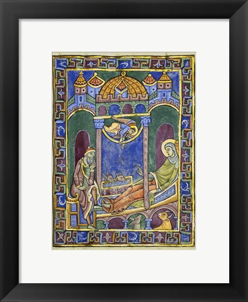 Framed Birth of Christ Print