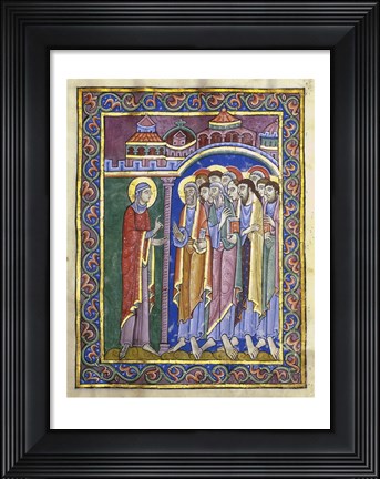 Framed Mary Magdalene Tells the Disciples Print
