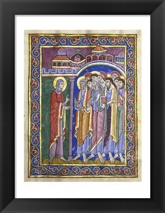 Framed Mary Magdalene Tells the Disciples Print