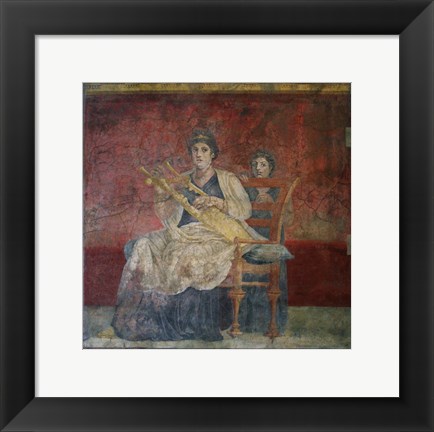 Framed Wall Painting from a Reception Hall, Villa of P. Fannius Synistor at Boscoreale Print