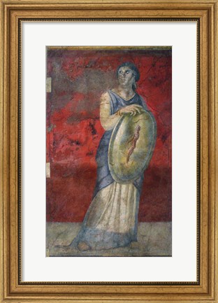Framed Wall Painting from a Reception Hall from the Villa of P. Fannius Synistor at Boscoreale Print