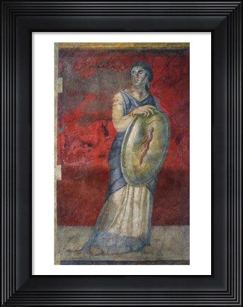 Framed Wall Painting from a Reception Hall from the Villa of P. Fannius Synistor at Boscoreale Print
