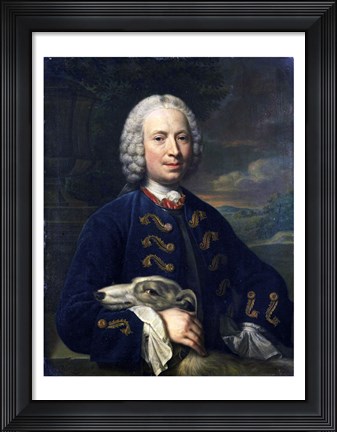 Framed Portrait of Coenraad Van Heemskerck Print
