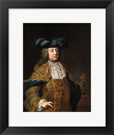 Framed Portrait Kaiser Franz Stephan Print