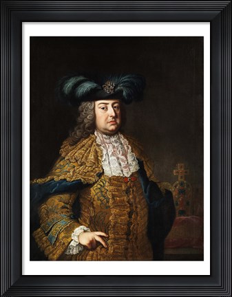 Framed Portrait Kaiser Franz Stephan Print