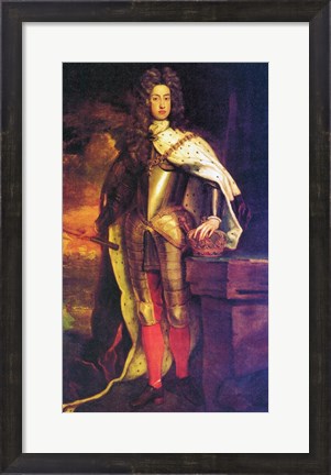 Framed Portrait of the young Holy Roman Emperor Charles VI Print