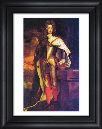 Framed Portrait of the young Holy Roman Emperor Charles VI Print