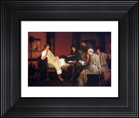 Framed Tibullus at Delia&#39;s Print