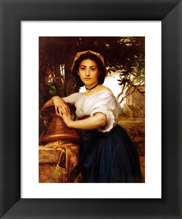 Framed Young Roman water carrier Print