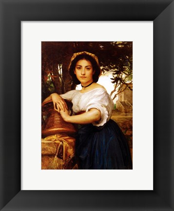 Framed Young Roman water carrier Print