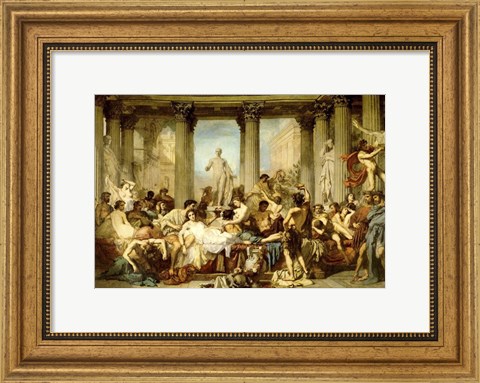 Framed Romans of the Decadence Print