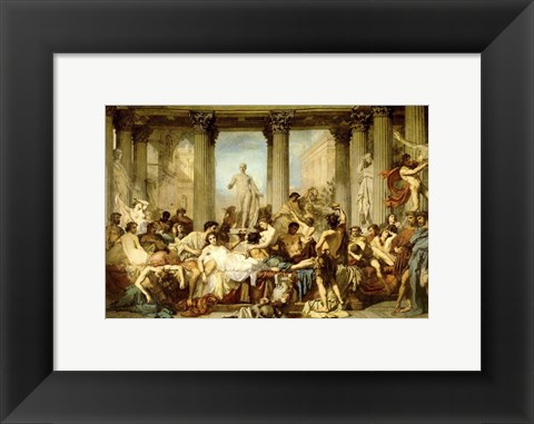 Framed Romans of the Decadence Print