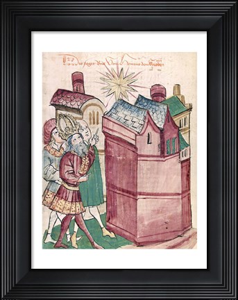 Framed Henry III Sees the New Star of the Town of Tivoli Print