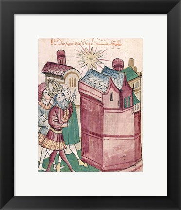 Framed Henry III Sees the New Star of the Town of Tivoli Print