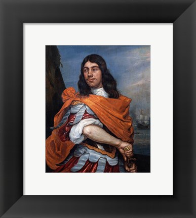 Framed Cornelis Tromp in Roman Costume Print