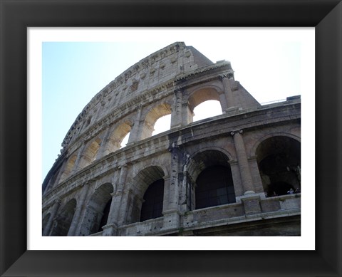 Framed Low Angle View of the Colosseum Print