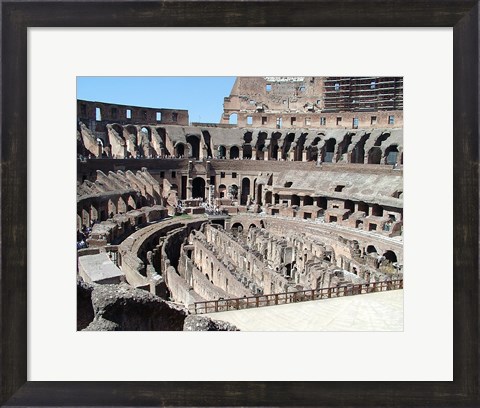 Framed Inside Rome’s Colosseum Print