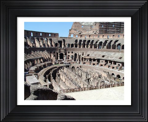 Framed Inside Rome’s Colosseum Print