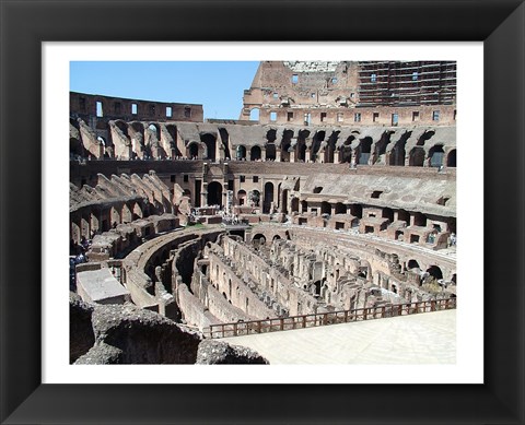 Framed Inside Rome’s Colosseum Print