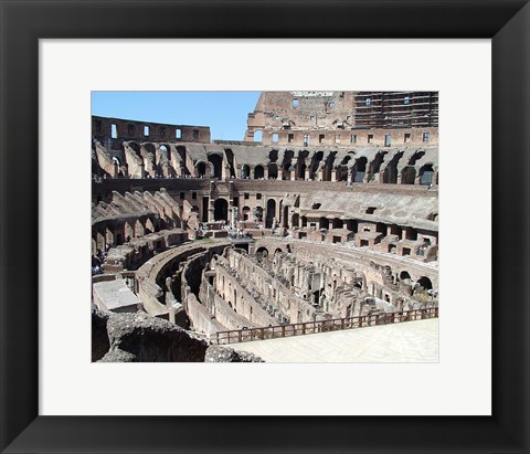 Framed Inside Rome’s Colosseum Print