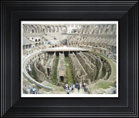 Framed Colosseum Interior Print