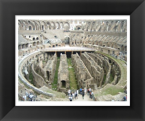 Framed Colosseum Interior Print