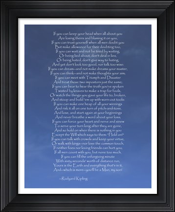 Framed If Print