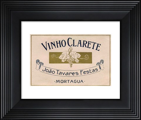 Framed Vinho Clarete Print