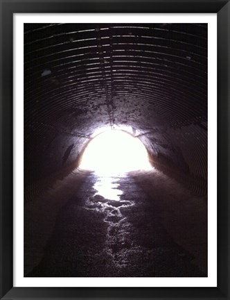 Framed D&amp;R Canal Towpath Tunnel Print