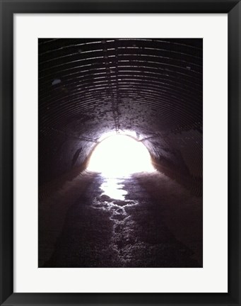 Framed D&amp;R Canal Towpath Tunnel Print