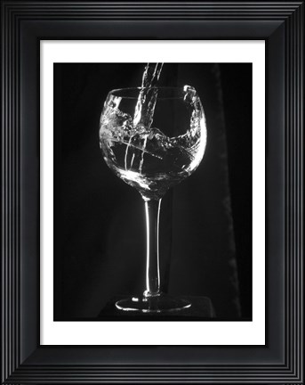 Framed Wine Glass Print